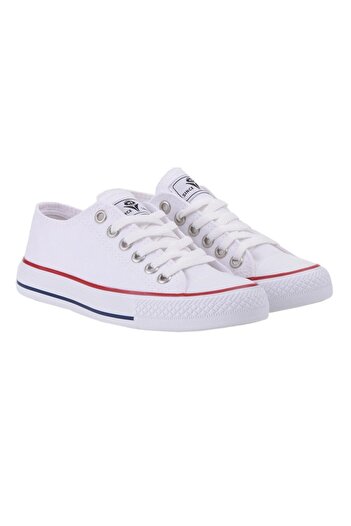 M.P. White Linen Men's Canvas Sneakers - 211-1842