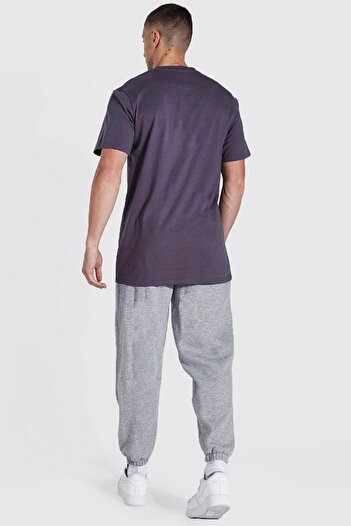 BSBSPOR Unisex Grey Oversize Φούτερ Παντελόνι Joggers Παντελόνι