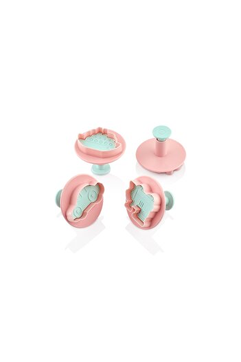 Bayev 3131 4-Piece Play Dough And Cookie Cutter Car Airplane Train Ship