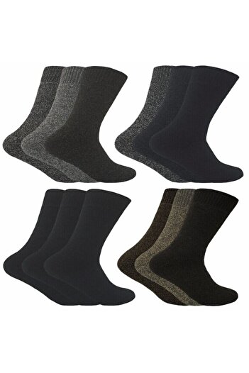Pyjama Familya 6 Pack Men's Wool Socks