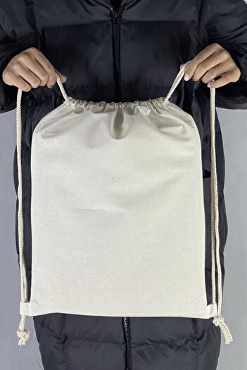 Serkan Çanta Bez Çanta Atölyesi Drawstring Backpack