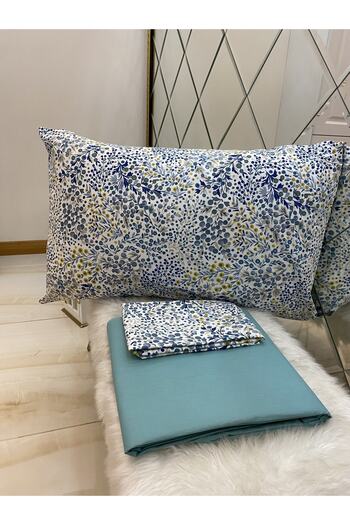 Özcan Ev Tekstil Ranforce Double Sheet Pillow Set 100% Cotton