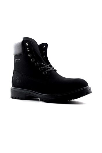 Hammer Jack 1101 Waterresist Γνήσιο Δέρμα Ανδρικές Μπότες Nubuck Μαύρο