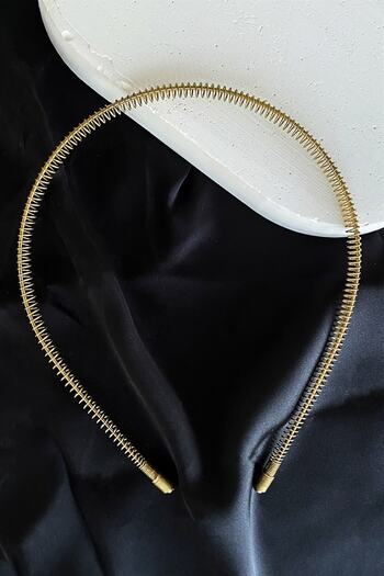 TAKIŞTIR Gold Color Metal Crown