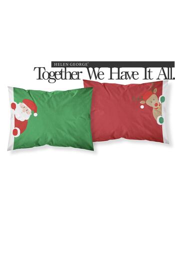 Helen George Santa Pillow Case