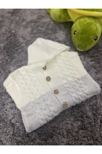 MİNİKAY BABY Gradient Hooded Baby Rompers
