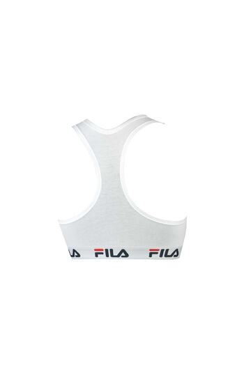 FILA Damen Bustier - ungepolsterter Stoff, ohne Bügel, Baumwolle, einfarbig
