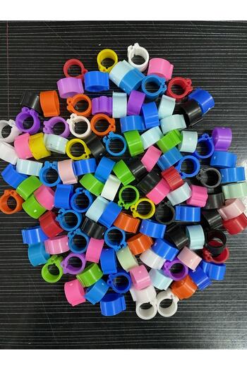 devavit Pigeon Ring Clip Mixed Color 1000 Pieces