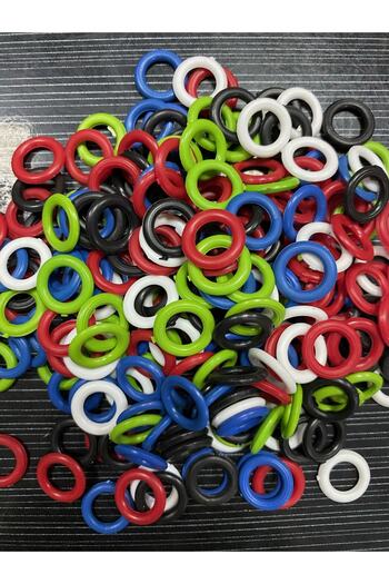 devavit Round Clip for Pigeon Mixed Color 1000 Pieces