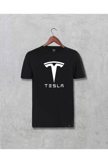 Darkia Τυπωμένο μπλουζάκι Unisex με λογότυπο Elon Musk Tesla