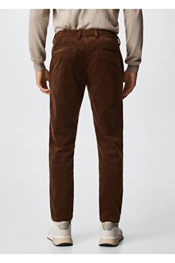 MANGO Man Κοτλέ Cropped Tapered Jean