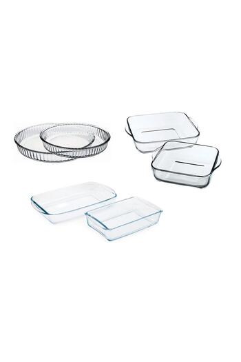 Emr züccaciye Pasabahce Borcam Glass Baking Tray Dowry Set 6 Pieces