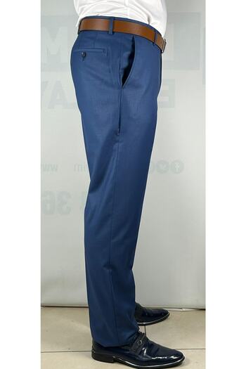 Bomonti Men's Flexible Waist Lined High Quality Fabric Trousers