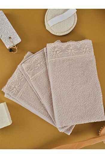MaLana Havlu Lace 3-Piece Kitchen Towel | Tea Cloth | Hand Towel 30x50 Size