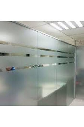mandalin enjoy Balcony Glass Covering Foil 60cmx3mt Frosted Glass Film Self Adhesive