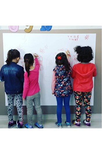 DIGERUI Beyaz Akıllı Kağıt Tahta 60x100 Cm (1 Alana 1 Kağıt Tahta Hediye)