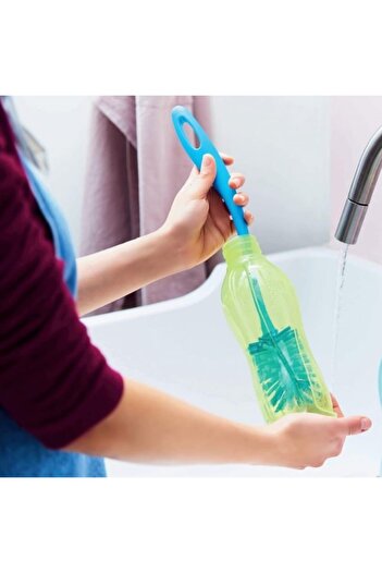 Tupperware Eco Bottle Brush Blue Baby Bottle Jar Vase Hsgl