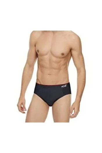 Tutku Elit Men's Elastane Thin Waist Belted Slip Black 6-Piece