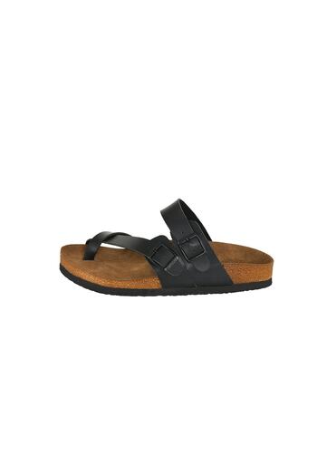 JustBow Μαύρες παντόφλες Unisex