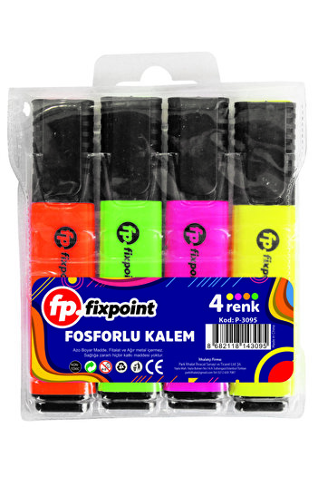 FixPoint Phosphorescent Pen 4-Pack Color