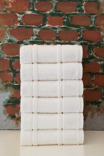 Özdilek Camellia Towel Set of 6 White