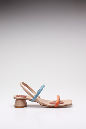 ROVIGO Women's Beige Skin Sandals
