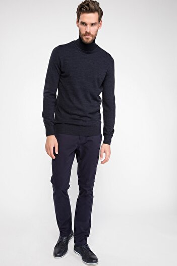 DeFacto Men's Turtleneck Sweater G0007AZ.17WN.NV128
