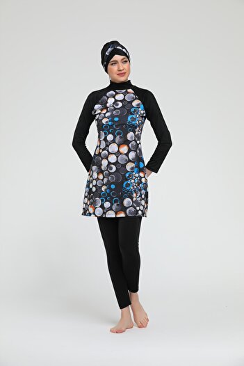 Chelly Women's Long Sleeve Hijab Swimsuit