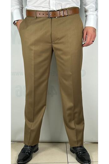 Bomonti Men's Oversize Flexible Waist Lined High Quality Fabric Trousers