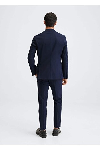 MANGO Man Süper Dar Kesimli Kareli Blazer Ceket