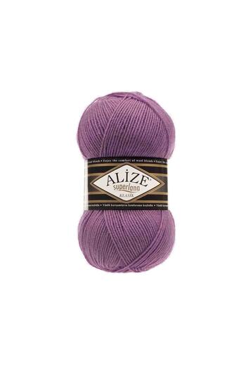 Alize Superlana Classic 440 Rose Vest Cardigan Sweater Yarn 25% Wool 100 Gr 280 Meters