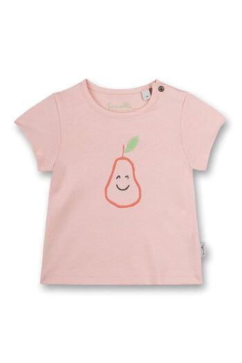 Sanetta Mädchen T-Shirt - Baby, Kurzarm, Rundhals, Druckknopf, Print, 56-92