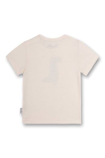 Sanetta Baby Jungen T-Shirt – Kurzarm, Rundhals, Druckknopf, Aufdruck, 56–92