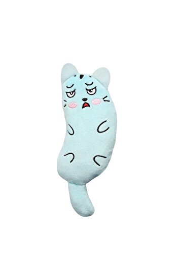 TİNEKE Plush Cat Toy with Cat Herb and Catnip Baby Blue 1 Piece