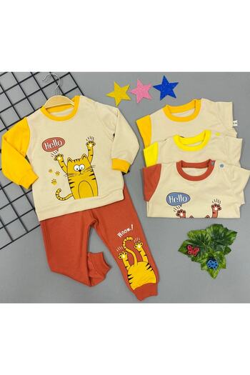 rakun Hello Cat Double Set