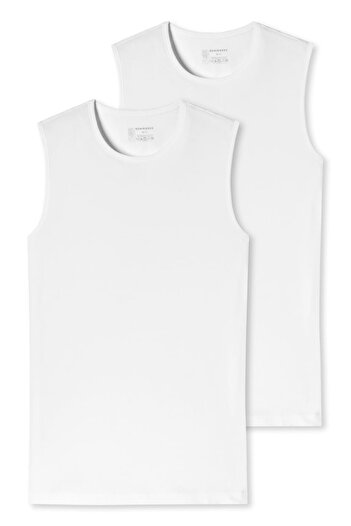 Schiesser Herren Tanktop 2er Pack – Serie „95/5“, Rundhals, S-4XL