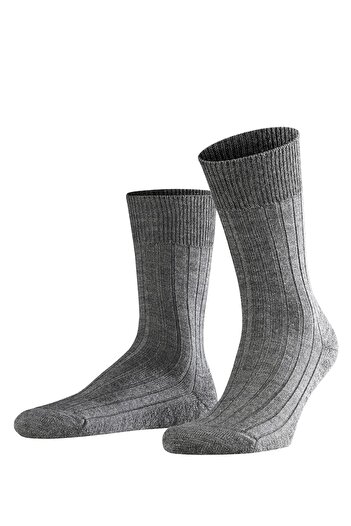 FALKE Herren Socken - Teppich im Schuh, Merinowolle, Unifarben