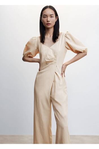 MANGO Woman Jumpsuit Lightweight and Fashionable Design