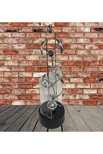 sonx Table Top Newton Kinetic Balance Doner Balls with Dolphin Figure
