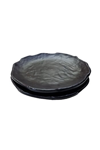 Külsan Melamine Norma Effect Plate 20cm 43020 Bl 2 Pieces
