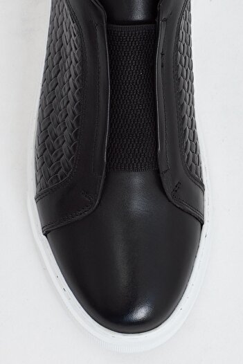 SARDINELLI Siyah - Özel Tasarım Hasır Detay Sneakers