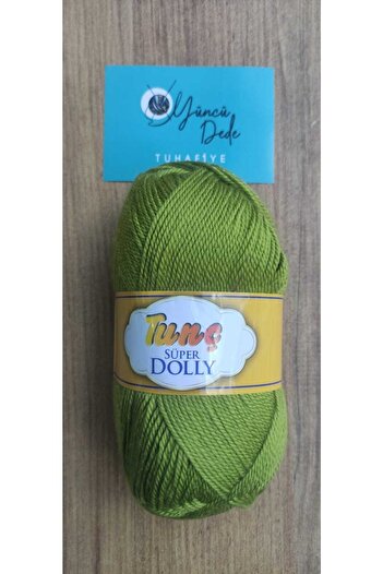 Tunç Dolly Booties Socks Hand Knitting Yarn Green 0212
