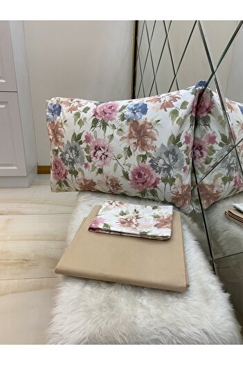 Özcan Ev Tekstil Ranforce Single Sheet Pillow Set 100% Cotton