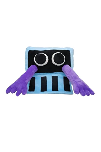 Schulzz Rainbow Friends Doors Blue-purple Piano Imported Plush Toy 21cm