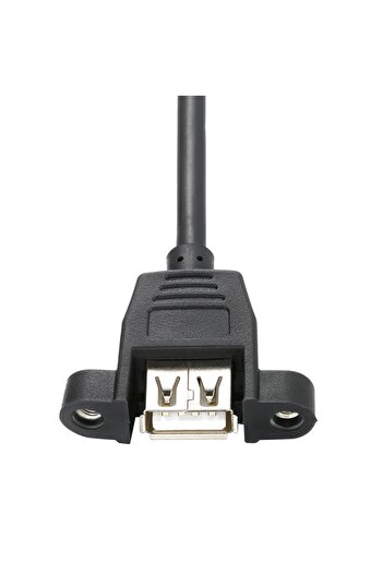 Alfais 4884 Usb Dişi Erkek Panel Tipi Data Uzatma Kablosu 0.3m 30cm