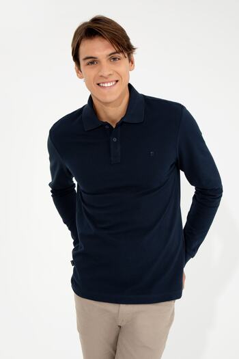 Pierre Cardin Ανδρικό φούτερ Navy Blue