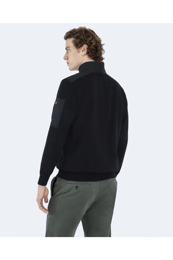 PAUL&SHARK Men's Ziped Pullover C.wWool