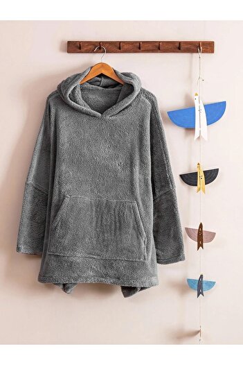 Mulberry Children's Wearable Blanket Wellsoft Unisex Oversize - Anthracite