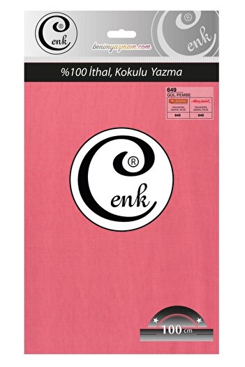 CENK YAZMA Χωρίς ραφή ίσια γραφή 100 cm Ροζ ροζ 649