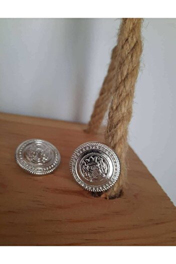 İMREN AKSESUAR Free Nickel Strap Blazer Jacket Button - 1.5 Cm, 1 Pack 6 Pieces